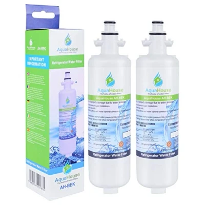 Abbildung von 2x AquaHouse AH BEK Kühlschrank Wasserfilter für Beko 4874960100, Lamona HJA6110 LAM6100, Blomberg KFD9952PXDUK, Grundig GSN9440XA Kompatibel