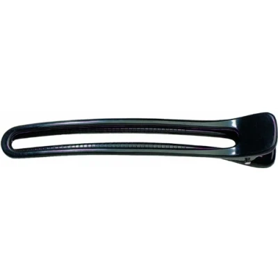Abbildung von Fripac Medis Kabinett Riesen Haarclips, Karte mit 6 Stück, schwarz, 15 cm