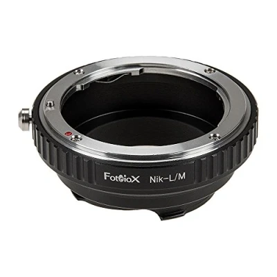 Abbildung von Fotodiox Lens Mount Adapter Compatible with Nikon F Lenses on Leica M Cameras
