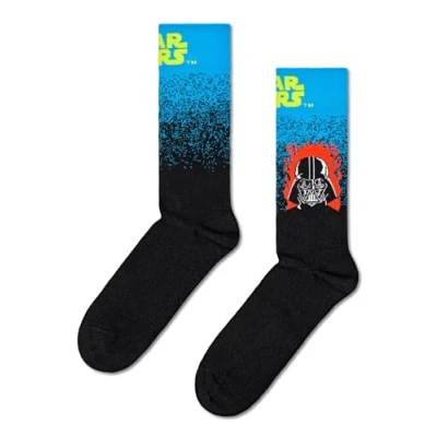 Abbildung von Happy Socks Star Wars Dart Vader Sock Schwarz Muster Baumwolle Gr 41/46