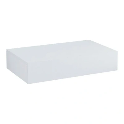 Abbildung von [en.casa] Wandregal Kärsämäki mit Schublade Hängeregal Weiß 60 x 35 12 cm Wandboard