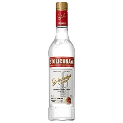 Abbildung von Stolichnaya Vodka 40% vol. (1 x 0,5l) Premium mit kristallklarer Reinheit
