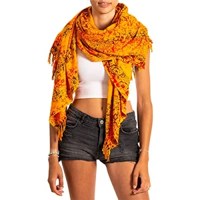 Abbildung von PANASIAM Scarf 190x116cm, B302 orange square, L