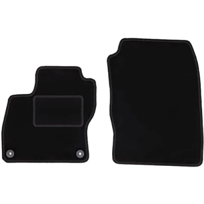 Abbildung von Wielganizator Automatte Passend für Ford Focus MK3 Schrägheck, Limousine, Kombi 2010 2018 Velours Autozubehör Auto Fußmatten Fußmatte 2 teilig schwarz