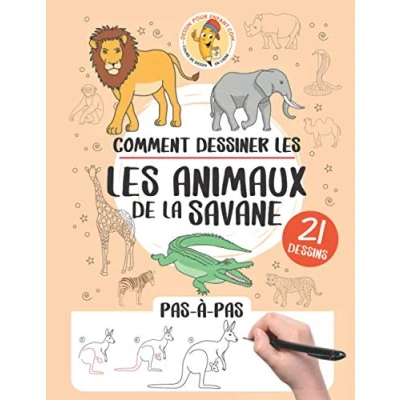Abbildung von Comment dessiner les animaux de la savane: 21 pas à (Comment pas)