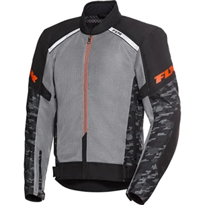 Abbildung von FLM Ram Air Textiljacke schwarz/grau L Herren