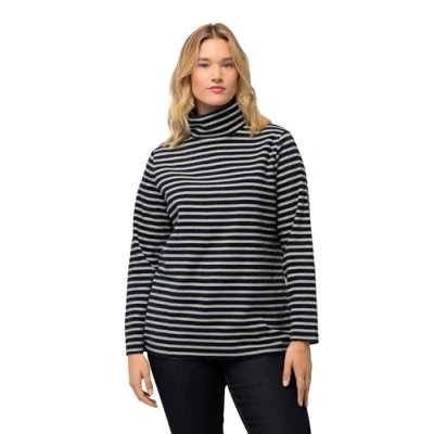 Abbildung von Ulla Popken Sweatshirt, Damen, Größe: 46/48, Marine