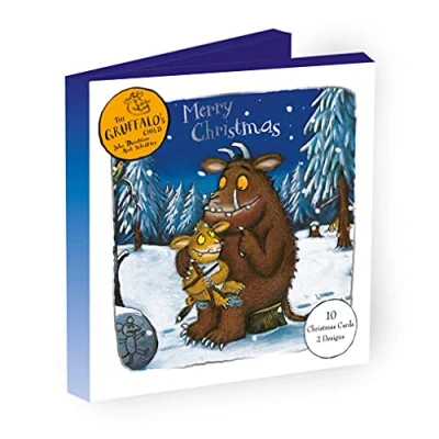 Abbildung von Danilo Promotions Limited Offizielle The Gruffalo Box Weihnachtskarten, 10 Karten/2 Designs