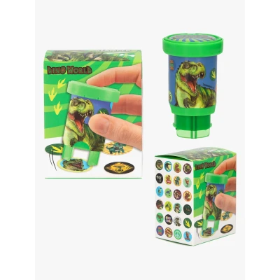 Abbildung von Dino World Aufkleberstempel