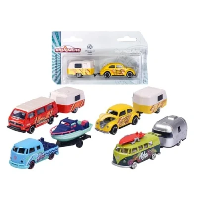 Abbildung von SIMBA Spielzeug Auto Majorette 212055007 VW The Originals Trailer Asst., 4 sort.