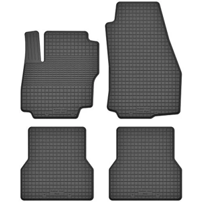 Abbildung von Gummimatten Fußmatten 1.5 cm Rand kompatibel mit Ford Focus II mk2 (Bj. 2004 2012) ideal angepasst 4 Teile EIN Set