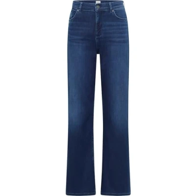 Abbildung von Mustang Style Madison Flared Jeans, Damen, Größe: 33x32, Blau