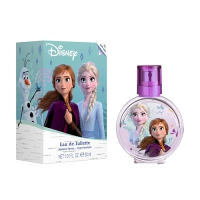 Abbildung von Frozen II Parfüm für Kinder: Eau de Toilette im schönem Glasflakon und Krönchenverschluss mit Anna &amp; Elsa, Duft Mädchen (30ml)