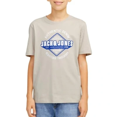 Abbildung von Jack &amp; Jones Junior Jjelogo TEE Oneck JNR Tshirt print für Kinder, Größe: 140, Moonbeam
