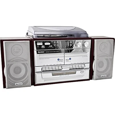 Abbildung von Karcher KA 320 Stereoanlage (AM Tuner, FM 4 W, CD Player, USB Anschluss, MP3 Wiedergabe, Line Out, Kopfhörerausgang)