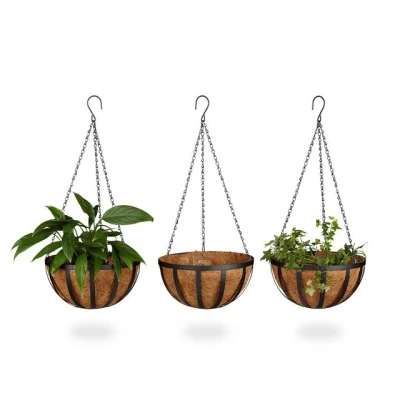 Abbildung von relaxdays Blumenampel 3er Set 30 cm