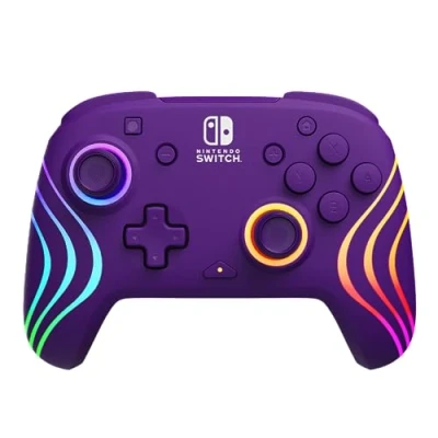Abbildung von pdp Afterglow Wave Wireless Switch Controller, Lila Controller
