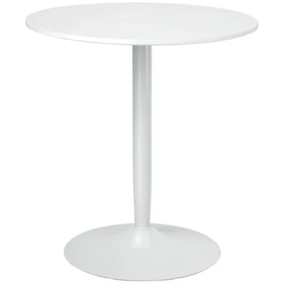 Abbildung von HOMCOM Esstisch Bartisch Säulentisch mit Stahlbein (Esszimmerisch, 1 St., Runder Wohzimmertisch), BxLxH: 70x70x75 cm