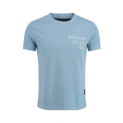Abbildung von Key Largo PLAN Round Tshirt print, Herren, Größe: XL, Glacier blue
