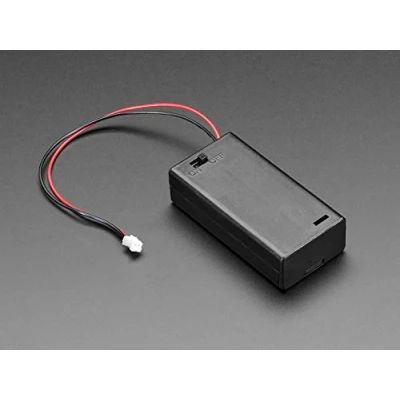Abbildung von 2 x AA Battery Holder with On/Off Switch &amp; JST PH Connector, Batteriehalter mit Ein/Aus Schalter und Anschluss