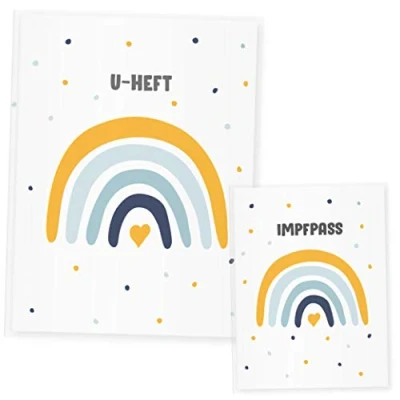 Abbildung von U Heft Hülle Regenbogen, Uheft &amp; Impfpass Set, (Uheft Regenbogen 3)