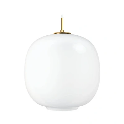 Abbildung von Louis Poulsen Hängeleuchte VL45 Radiohus, Ø 37 cm, weiß Glas