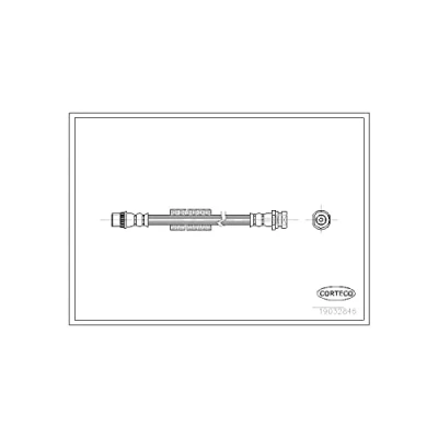 Abbildung von CORTECO 19032846 Bremsschläuche Hinterachse rechts 465 RENAULT: MASTER 2 Pritsche/Fahrgestell, Kasten, Bus