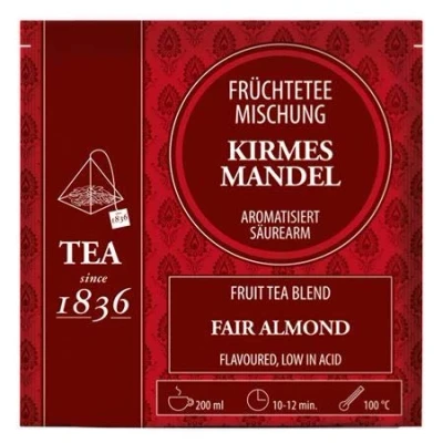 Abbildung von Früchteteemischung Kirmesmandel aromatisiert 50 Pyramidenbeutel im Sachet à 4 g