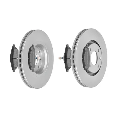 Abbildung von F.BECKER_LINE BREMSSCHEIBEN Ø283MM + BREMSBELÄGE VORNE FÜR PEUGEOT 308 I SW