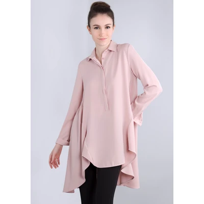 Abbildung von IMPERIAL Longbluse in knitterarmer Qualität mit Stretch