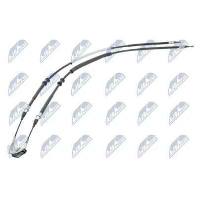 Abbildung von NTY HLR PL 014 Handbremsseil hinten Trommelbremse OPEL: Astra G CC, Caravan, Limousine