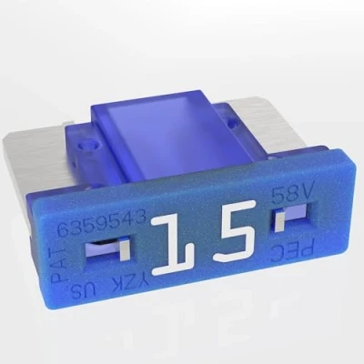Abbildung von AUPROTEC Mini LP Kfz Sicherungen Flachstecksicherungen 2A 30A Auswahl: 15A Ampere blau, 50 Stück