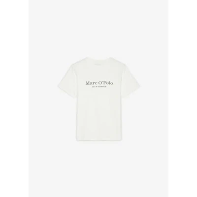 Abbildung von Marc O&#039;Polo Tshirt print, Herren, Größe: Small, White cotton