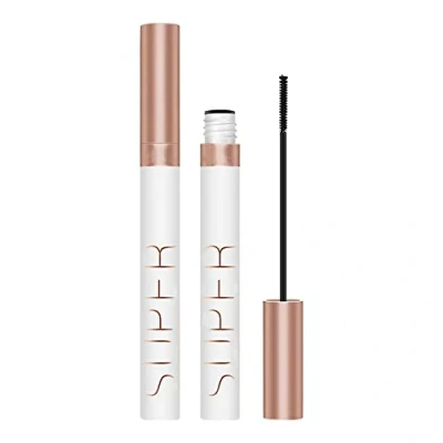 Abbildung von 4D Mascara für feine kurze Wimpern, wasserfeste, extra lange voluminöse langlebig, wischfest, Schwarz (0,1 fl. Oz)