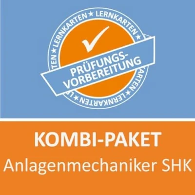 Abbildung von Kombi Paket Anlagenmechaniker für Sanitär, Heizungs und Klimatechnik SHK Lernkarten: /in Klimatech + Wirtschafts Sozialkunde