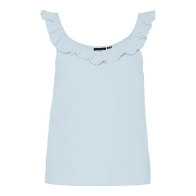 Abbildung von Pieces Pcsastina Top, Damen, Größe: Small, Silver gray