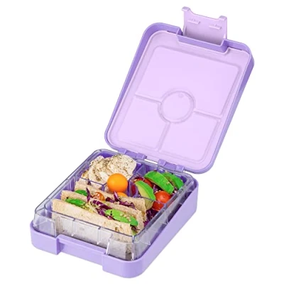 Abbildung von Navaris Lunchbox Bento Box Lunch Brotdose Vesperbox auslaufsicher mit variablen, Kunststoff, (1 tlg)
