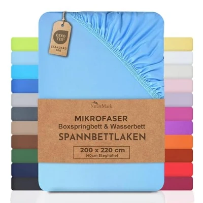 Abbildung von NatureMark Waschhandschuh Waschhandschuhe 500 gsm (10er Set), 100% Baumwolle (10 St), Premium Frottier Waschhandschuhe, 15x21cm, Gelb