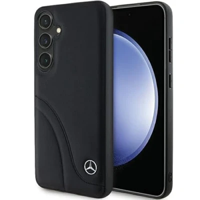 Abbildung von CG Mobile Mercedes MEHCS24S23RBCSK Hülle Für S24 S921 Schwarz hardcase Leather Curved Stitches