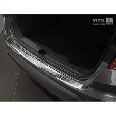 Abbildung von Avisa Edelstahl Heckstoßstangenschutz kompatibel mit Seat Arona 2017 2021 &amp; Facelift &#039;Ribs&#039;