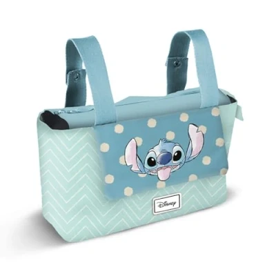 Abbildung von Lilo und Stitch Lovely Hamper Mommy Organizer Tasche für Kinderwagen, Blau, 31 x 27 cm