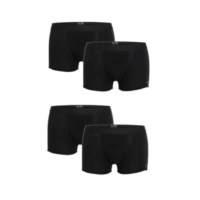 Abbildung von LVB Boxer Multipack aus Baumwolle Herren x4 , Schwarz 7/XXL