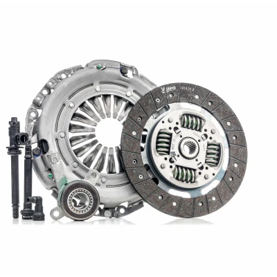 Abbildung von VALEO KIT3P (CSC) 834097 Kupplungssatz mit Kupplungsdruckplatte, Zentralausrücker Kupplungsscheibe 242 RENAULT: TRAFIC 2 Bus kfzteile,