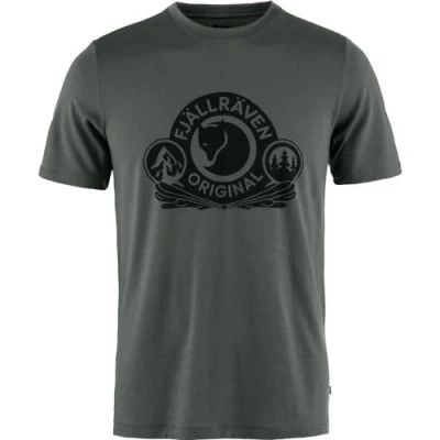 Abbildung von Fjallraven Herren Abisko Wool Classic SS M T Shirt, Basalt,