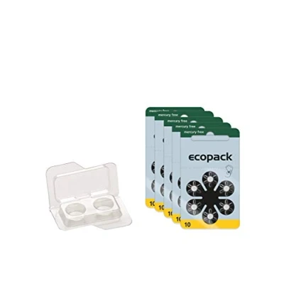 Abbildung von wns emg world Big Box Pack Varta Ecopack Typ 10 Hörgerätebatterie Zinc Air PR70 ZL4, 30 Stück