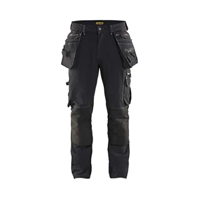 Abbildung von Blaklader 199816449900C44 4 Wege Stretch X1900 Handwerker Arbeitshose, Schwarz, Größe C44