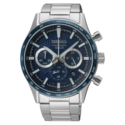 Abbildung von SEIKO Herren Analog Quarz Uhr mit Edelstahl Armband SSB445P1