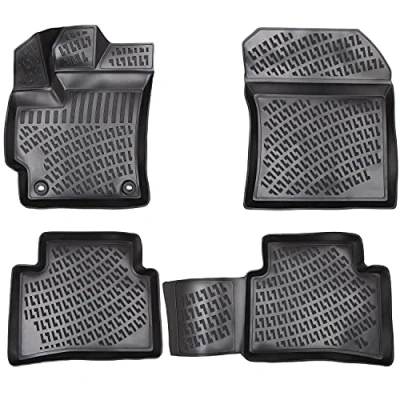 Abbildung von Elmasline Design 3D Gummimatten Set für Toyota RAV4 (III) Baujahr 2006 2013 Extra hoher 5cm Rand