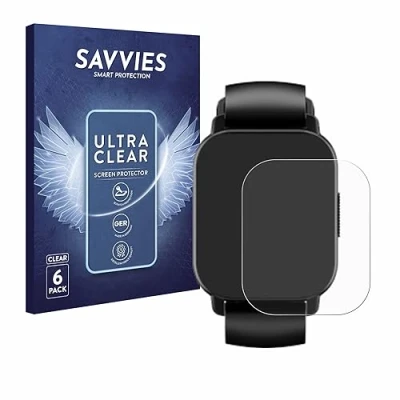 Abbildung von Savvies 6 Stück Schutzfolie für Poounur Y6 1.85&quot; Displayschutz Folie Ultra Transparent