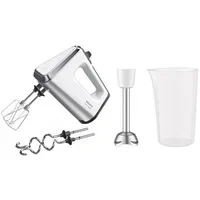 Abbildung von Krups Handmixer &quot;GN9121 3, Mix 9000&quot;, 750 W, inkl. Schneebesen, Knethaken, Pürierstab Aufsatz, Messbecher